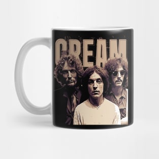 CREAM // brown vintage Mug